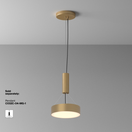 Накладные светильники — Накладной светильник Maytoni Technical C032CL-24W3K-RD-MG купить в 