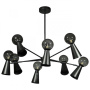 Люстры на штанге — Люстра на штанге LOFT IT 10046/8 Black купить в 