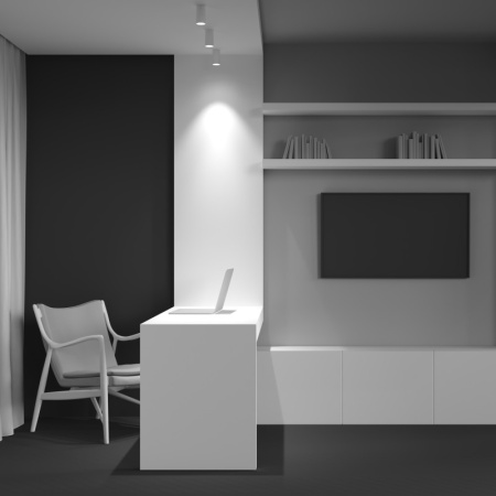 Накладные точечные светильники — Накладной светильник Maytoni Technical C052CL-01W купить в 