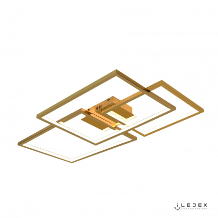 Люстры накладные — Накладная люстра iLedex 230/3A-50W-3000K GL купить в  Люстры накладные — Накладная люстра iLedex 230/3A-50W-3000K GL купить в
