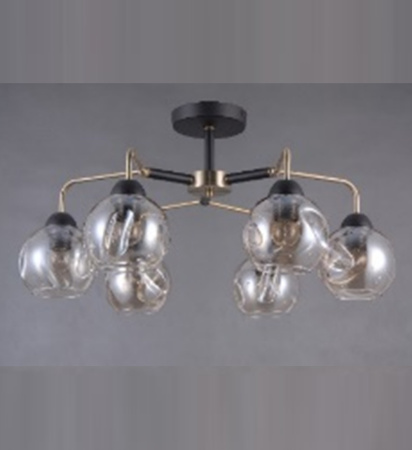 Потолочные люстры — 42272/6 черный+бронза купить в 