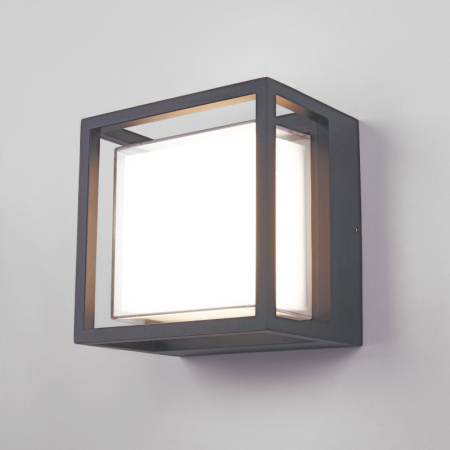 Уличные настенные светильники — Светильник настенный Elektrostandard 1533 TECHNO LED серый купить в 