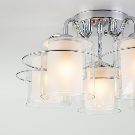 Люстры на штанге — Люстра на штанге Eurosvet 30160/5 хром купить в 