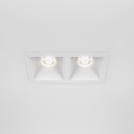 Встраиваемые точечные светильники — Встраиваемый светильник Maytoni Technical DL043-02-10W4K-SQ-W купить в 