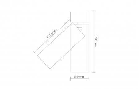 Споты — Спот Donolux DL18895R15W1B ST купить в 