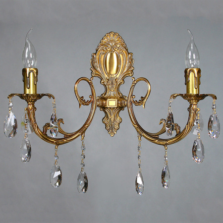 Настенные бра — Бра AMBIENTE by BRIZZI 8888/2 AB Tear drop купить в 