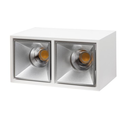 Накладные точечные светильники — Накладной светильник LeDron KUBING 2 White/Grey купить в 