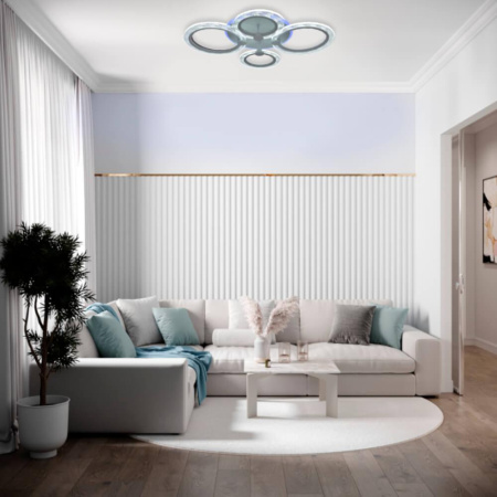 Потолочные люстры — Потолочная люстра Seven Fires Oden SF7052/5C-GY-RGB купить в 