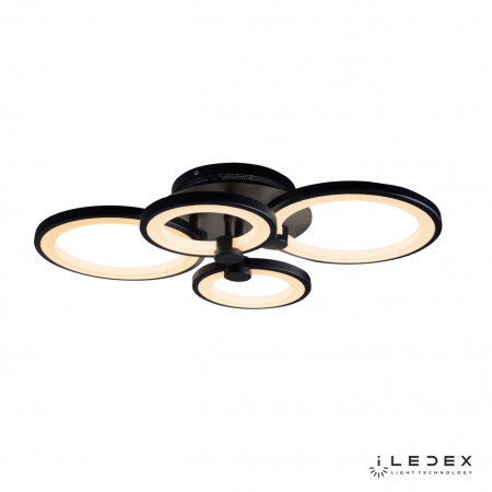 Свет для дома — Потолочная люстра iLedex Ring A001/4 BK купить в  Свет для дома — Потолочная люстра iLedex Ring A001/4 BK купить в