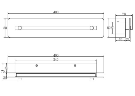Настенные бра — Бра Maytoni P091WL-L7G3K купить в 
