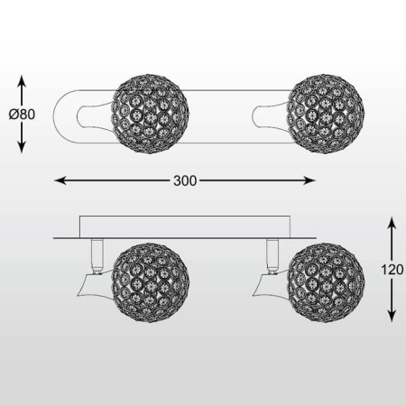 Споты — Спот Zumaline Elia CK8038-2 купить в 