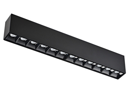 Трековые светильники — Светильник на шине Donolux DL18781/12M Black купить в 