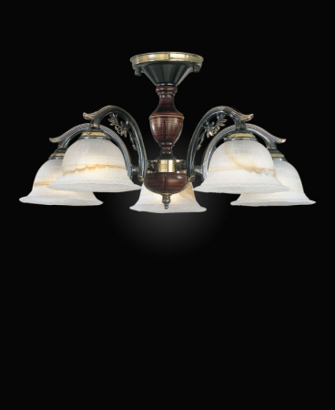 Люстры на штанге — Люстра на штанге Reccagni Angelo PL 2701/5 купить в 