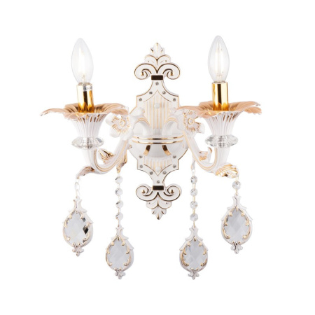 Настенные бра — Бра AM Group CLEOPATRA AP2 WH+GL купить в 