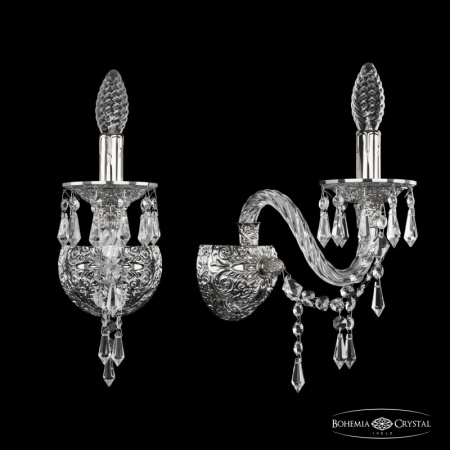 Настенные бра — Бра Bohemia Ivele Crystal 16103B/1/165 Ni купить в 
