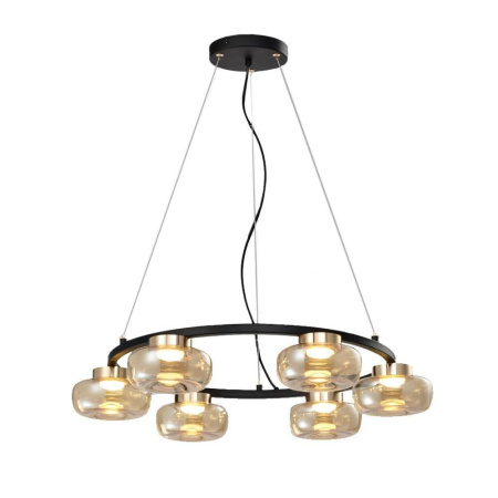 Люстры подвесные — Подвесная светодиодная люстра Milosh Tendence 0702CL-6BK купить в  Люстры подвесные — Подвесная светодиодная люстра Milosh Tendence 0702CL-6BK купить в