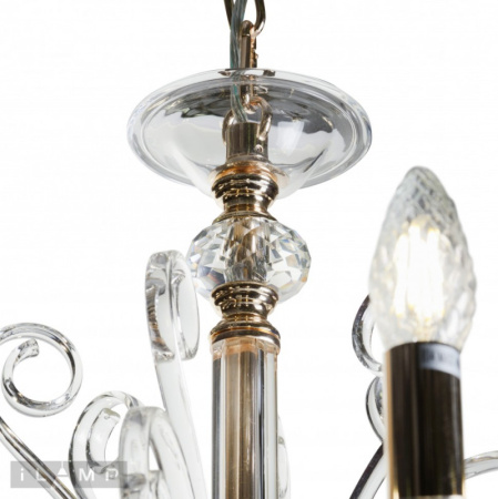 Люстры подвесные — Подвесная люстра iLamp P9372-6 GD купить в 