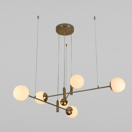 Люстры подвесные — Подвесная люстра Eurosvet 70146/6 латунь купить в 