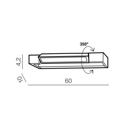 Настенные бра — Настенный светильник Azzardo Dali 60 AZ2894 купить в 