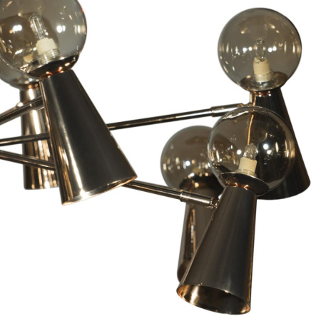 Люстры на штанге — Люстра на штанге LOFT IT 10046/10 Gold купить в 