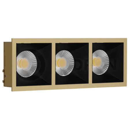 Встраиваемые точечные светильники — Встраиваемый светильник LeDron RISE KIT 3 Gold/Black купить в  Встраиваемые точечные светильники — Встраиваемый светильник LeDron RISE KIT 3 Gold/Black купить в