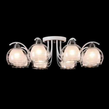 Люстры накладные — Накладная люстра Freya FR5052-CL-08-W купить в 