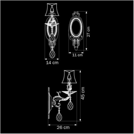 Потолочные светильники — Бра Osgona Fiocco 701611 купить в 