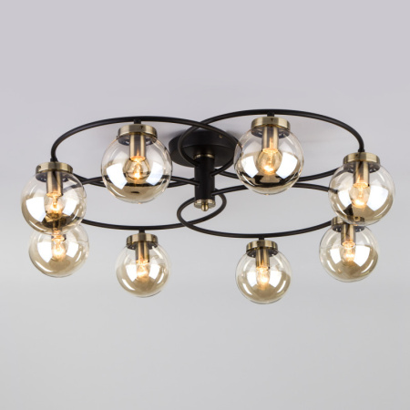 Люстры на штанге — Люстра на штанге Eurosvet 70104/8 черный купить в 