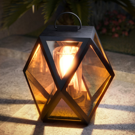 Низкие уличные фонари — Садово-парковый светильник Elektrostandard Ambra S (35133/S) чёрный купить в 