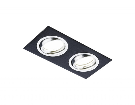 Встраиваемые точечные светильники — Встраиваемый светильник Ambrella Light A601/2 BK купить в  Встраиваемые точечные светильники — Встраиваемый светильник Ambrella Light A601/2 BK купить в