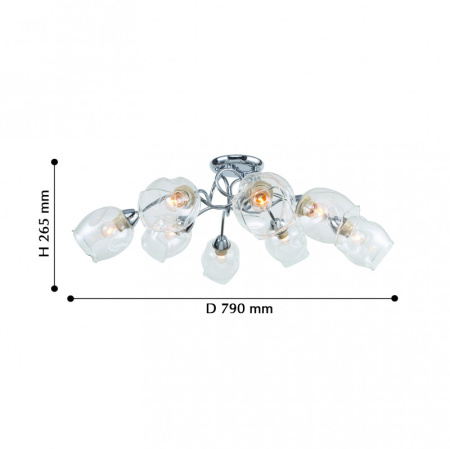 Люстры накладные — Накладная люстра F-Promo 2191-8U купить в 