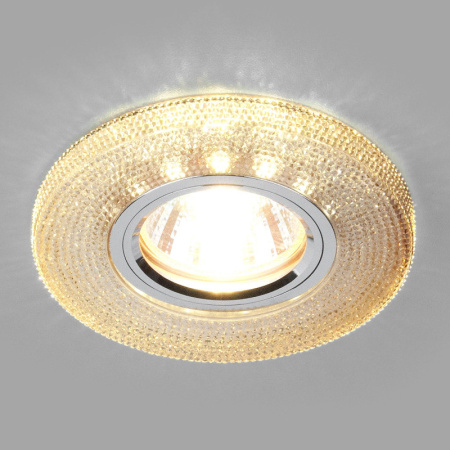 Встраиваемые точечные светильники — Встраиваемый светильник Elektrostandard 2130 MR16 GС тонированный купить в 