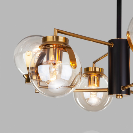 Люстры на штанге — Люстра на штанге Eurosvet 70118/6 черный купить в 