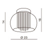 Потолочные светильники — Потолочный светильник Azzardo Rego 23 AZ1001 купить в 