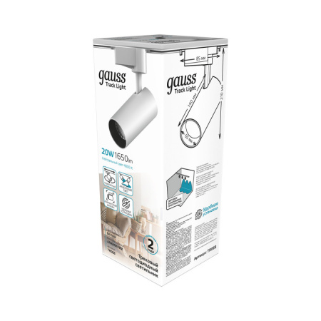 Трековые светильники — Светильник на шине Gauss TR068 купить в  Трековые светильники — Светильник на шине Gauss TR068 купить в