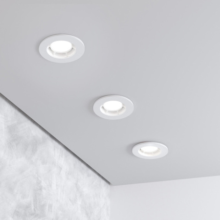 Встраиваемые точечные светильники — Встраиваемый светильник Elektrostandard 25009/01 GU10 белый купить в 