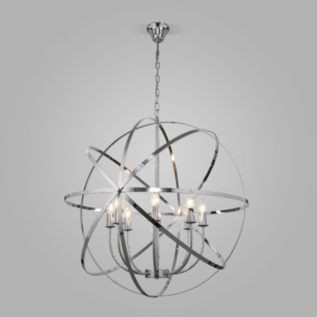 Люстры подвесные — Подвесная люстра Eurosvet 60139/8 хром купить в 