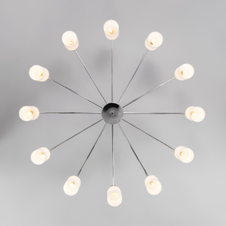 Люстры на штанге — Люстра на штанге Eurosvet 70160/12 хром купить в 