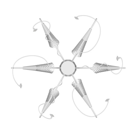 Люстры накладные — Накладная люстра Lightstar 711060 купить в 