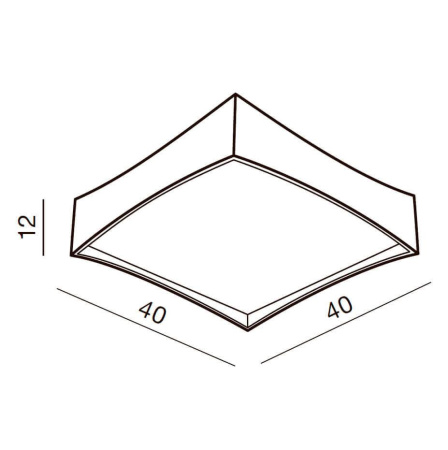 Потолочные светильники — Потолочный светильник Azzardo Veccio 40 AZ2624 купить в 
