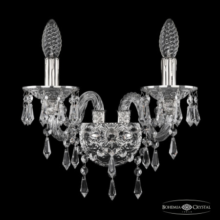 Настенные бра — Бра Bohemia Ivele Crystal 16103B/2/141 Ni купить в 