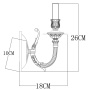 Настенные бра — Бра ARTE Lamp A5966AP-1WG купить в  Настенные бра — Бра ARTE Lamp A5966AP-1WG купить в