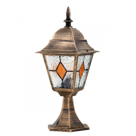 Низкие уличные фонари — Садово-парковый светильник ARTE Lamp A1541FN-1BN купить в 