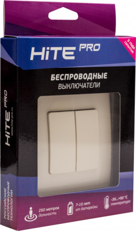 Выключатели — Выключатель HiTE PRO HP-LE-2-ivory купить в 