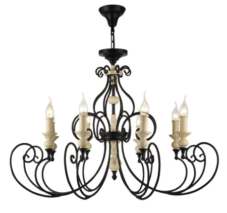 Люстры подвесные — Подвесная люстра Maytoni H631-PL-08-B купить в 