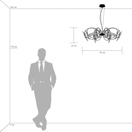 Люстры подвесные — Подвесная люстра Lightstar 755084 купить в 
