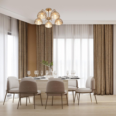 Люстры на штанге — Потолочная люстра Escada Mallow 665/5P купить в 