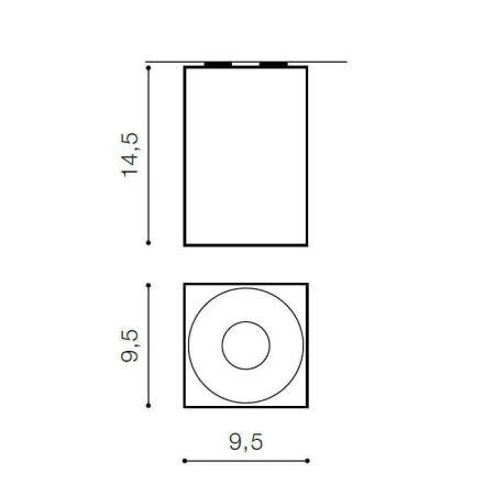 Накладные светильники — Накладной светильник Azzardo Hugo AZ0826 купить в 