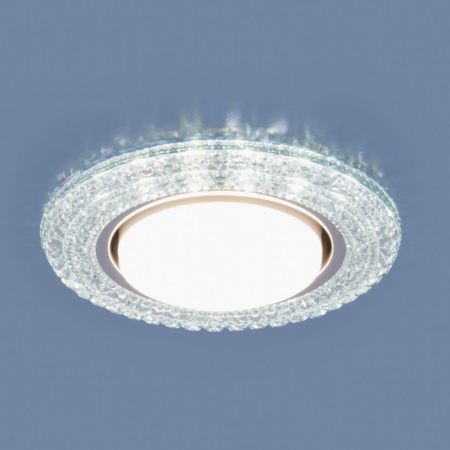 Встраиваемые точечные светильники — Встраиваемый светильник Elektrostandard 3030 GX53 CL прозрачный купить в 