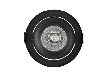Встраиваемые точечные светильники — Встраиваемый светильник Donolux DL18412/01TR Black купить в 